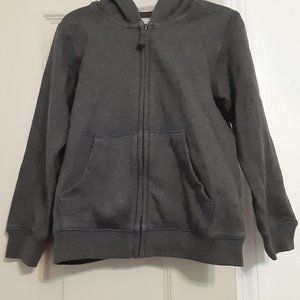 Carter Toddler Boy Hooded French Terry Jacket Dark Gray Size 5T Long-sleeve